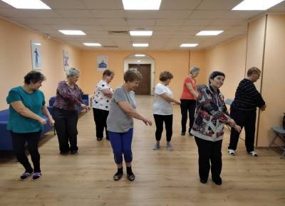 В Чехове для пенсионеров провели дыхательную гимнастику
