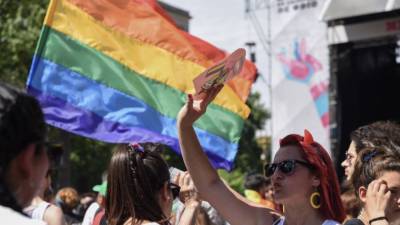 Американские женщины вышли на митинг против трансгендеров