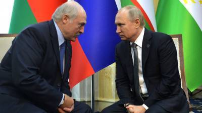 Новости на "России 24". Путин поздравил Лукашенко с Днем единения народов