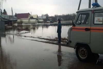 В Киреевском районе река Шиворонь вышла из берегов - tula.mk.ru - Тула - Тульская обл. - район Киреевский