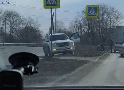 В Челябинске на опасном пешеходном переходе автомобиль сбил человека