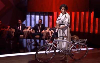 Велосипед Голобородько привезли в эфир ток-шоу