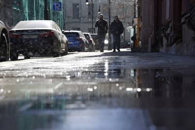 Выпавший утром 2 апреля снег растает до конца дня в Москве