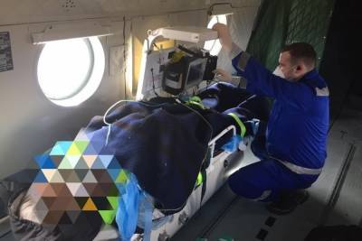 В Твери на вертолете транспортируют мужчину с тяжёлой термической травмой