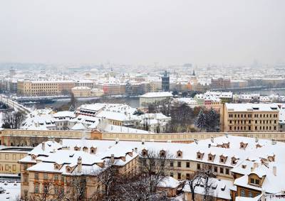 Предупреждение о снегопаде объявлено в Чехии