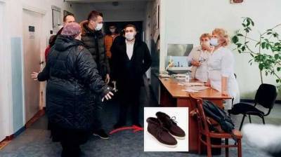Губернатор Скичко ездит по городам и селам Черкасчины в ботинках за 55 000 гривен на меху нутрии