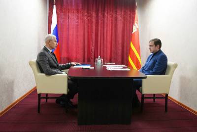 Губернатор Смоленской области встретился с министром спорта РФ