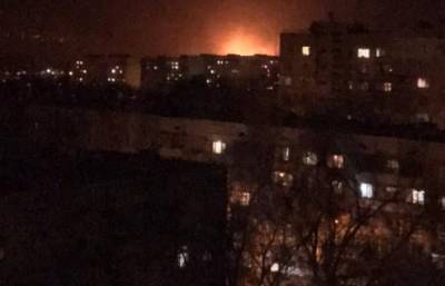 В Луганске прогремел мощный взрыв с яркой вспышкой. Фото