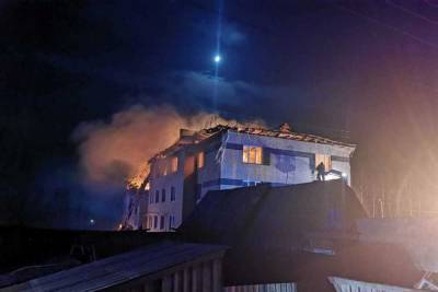 Опубликовано видео с места взрыва газа в доме под Нижним Новгородом