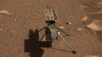 Видео: вертолет-дрон NASA совершил первый полет на Марсе