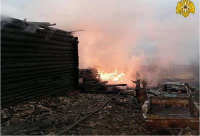 Два человека погибли в огне на пожаре в Тверской области
