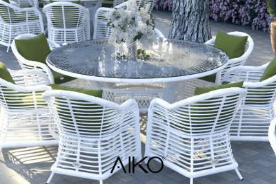 AIKO представляет высококачественную плетеную садовую мебель