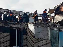 Взрыв, пожар и обрушение 3-этажного дома в Нижегородской области