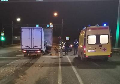 На трассе М5 в черте Рязани столкнулись два грузовика