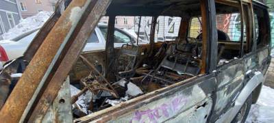 В ремонтном боксе автосалона Петрозаводска сгорел автомобиль