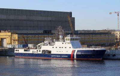 В Санкт-Петербурге спустили на воду шестой патрульный корабль проекта 21220 для Пограничной службы