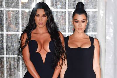 Без макияжа: Ким и Кортни Кардашьян показали «честное» фото