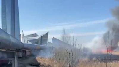 Петербуржцы заметили возгорание у "Лахта Центра"