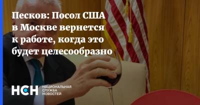 Песков: Посол США в Москве вернется к работе, когда это будет целесообразно