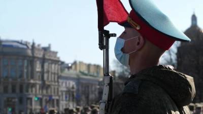 Первая репетиция парада Победы на Дворцовой площади. Видео