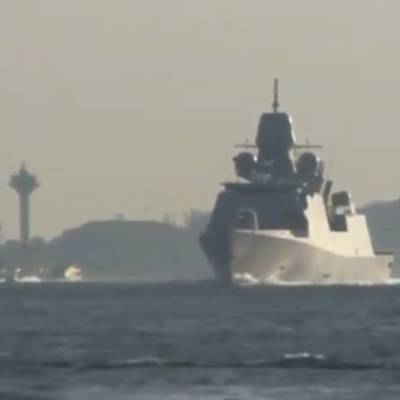 Более 20 российских боевых кораблей провели учения в Черном море