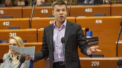 Выступление украинского депутата в ПАСЕ закончилось скандалом