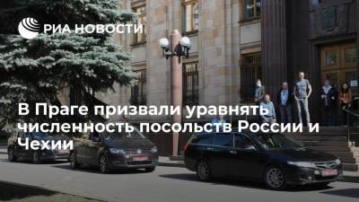 В Праге призвали уравнять численность посольств России и Чехии