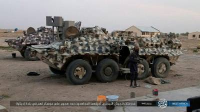 Боевики «Исламского государства» уничтожили украинские бронетранспортеры в Нигерии