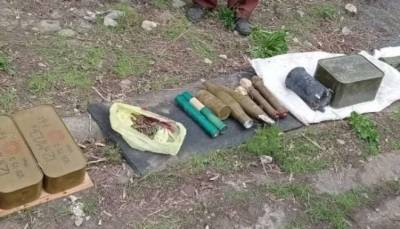 На Луганщине обнаружили большой тайник с боеприпасами