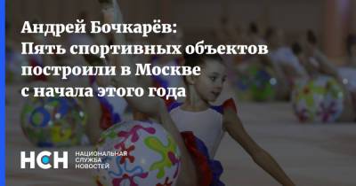 Андрей Бочкарёв: Пять спортивных объектов построили в Москве с начала этого года