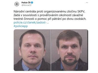 В Чехии заявили, что не объявляли в розыск «отравителей Скрипалей» Петрова и Боширова