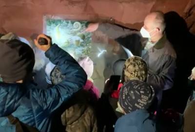 В Саблинских пещерах прошёл первый экоурок для школьников