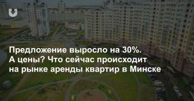 Предложение выросло на 30%. А цены? Что сейчас происходит на рынке аренды квартир в Минске