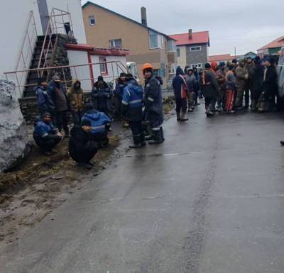 В Северо-Курильске строители подняли забастовку из-за долга по зарплате