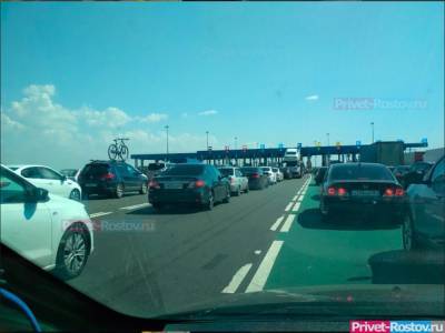 Из-за Аварии Южный подъезд к Ростову сковали многокилометровые пробки