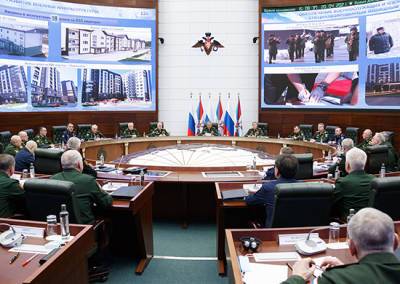 Под руководством главы военного ведомства прошло заседание Коллегии Минобороны России