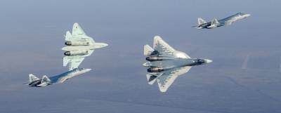 Самолеты Су-57 оснастят управлением группой БПЛА