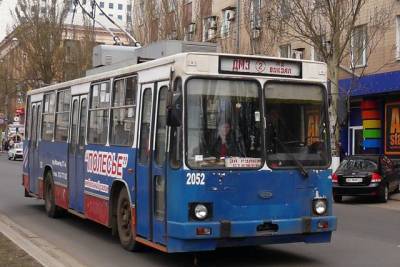 В Донецке приостановлено движение городского транспорта
