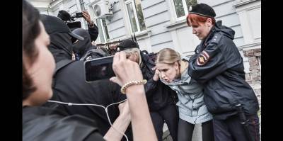 В Москве в день протестов сторонников Навального задержали оппозиционерок Любовь Соболь и Киру Ярмыш - ТЕЛЕГРАФ