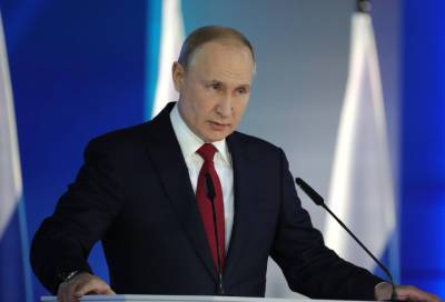 Послание президента-2021: выступление Владимира Путина началось