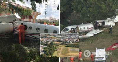 В Бразилии разбился самолет с пассажирами: есть жертвы. Фото