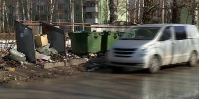 Рязанцы вынуждены выбрасывать мусор с риском для жизни