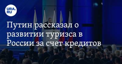 Путин рассказал о развитии туризма в России за счет кредитов