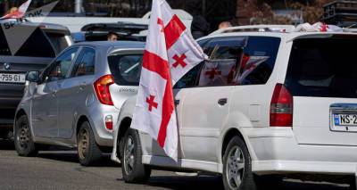 Ника Мелия - Маршрут тот же: активисты "Нацдвижения" устроили очередной автопробег в Рустави - sputnik-georgia.ru - Грузия - Тбилиси