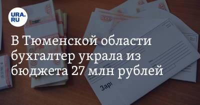 В Тюменской области бухгалтер украла из бюджета 27 млн рублей