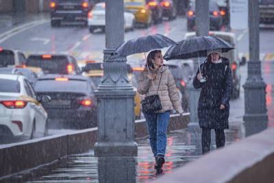 То дождь, то снег: погода в Москве испортилась