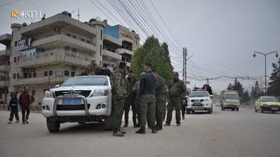 Российские военные разняли вступивших в ожесточëнный бой солдат Асада и курдов