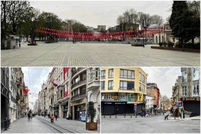 Опустевший город: Стамбул во время роста заболеваемости коронавирусом