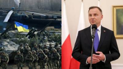 Поддержали Украину: президент Польши провел брифинг по эскалации войны на Донбассе