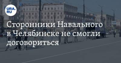 Сторонники Навального в Челябинске не смогли договориться